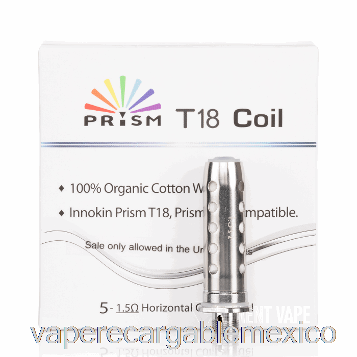 Vape Recargable Innokin Prism T18 / T22 Bobinas De Repuesto Bobinas De 1.5ohm